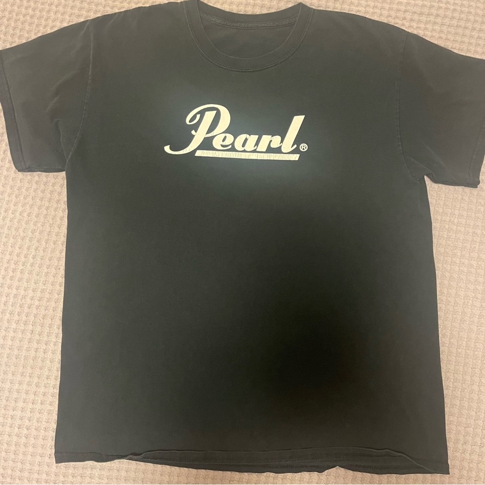 Vintage Black Pearl Drums Tshirt 2sided